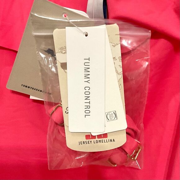 Tommy Bahama Pearl Off The Shoulder One Piece Swimsuit Sz 16 New Coral Coast - Picture 5 of 9